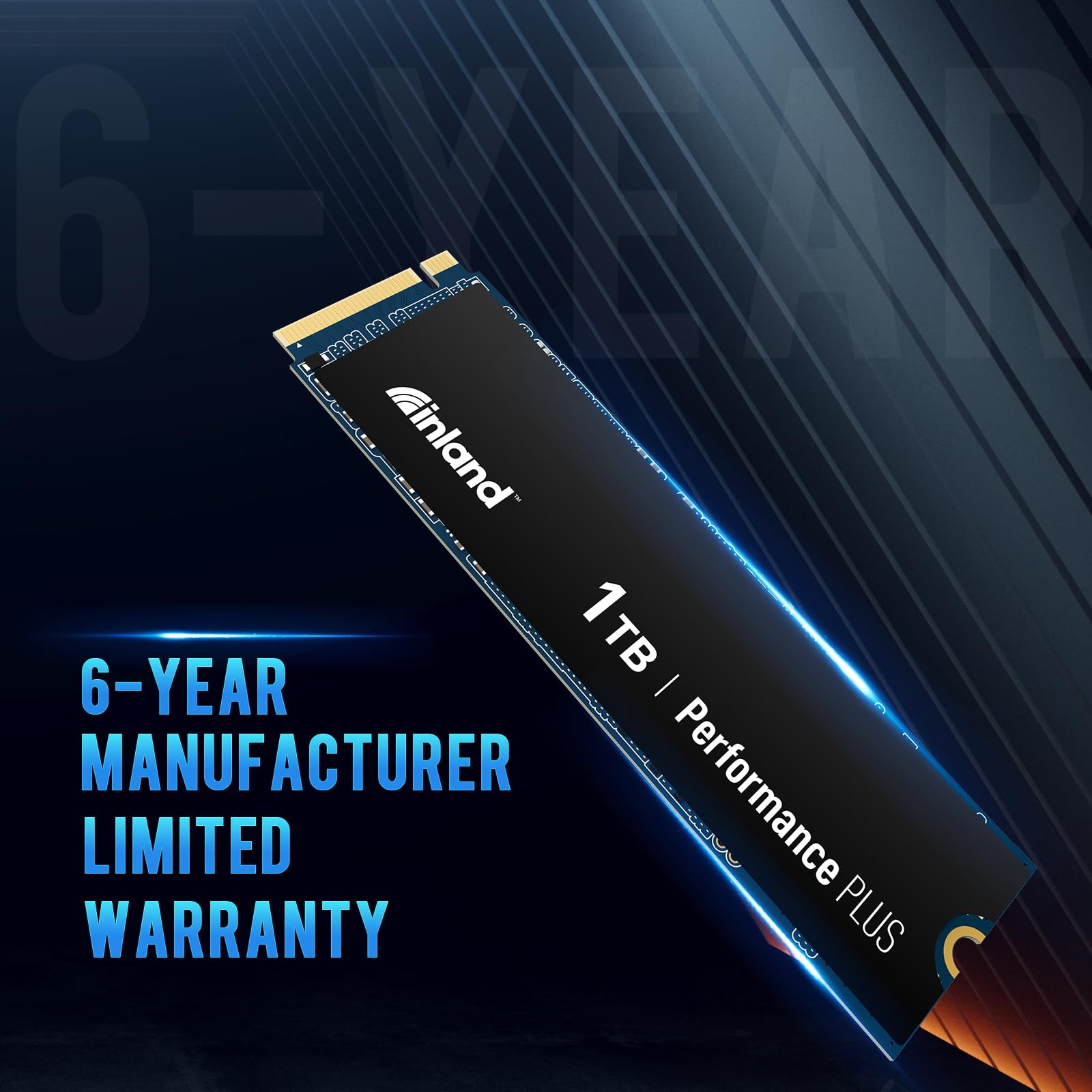 INLAND 1TB Performance Plus NVMe Internal Gaming SSD Solid State Drive Optimized for PS5 - Gen4 PCIe, M.2 2280, DRAM Cache, TLC 3D NAND Flash, Up to 7000MB/s - Image 8