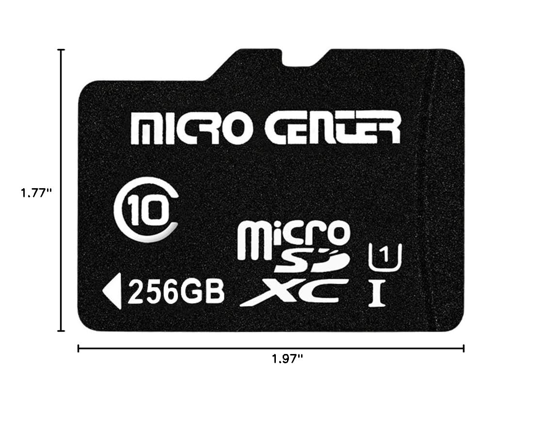INLAND Micro Center 256GB Class 10 MicroSDXC Flash Memory Card with Adapter for Mobile Device Storage Phone, Tablet, Drone & Full HD Video Recording - 80MB/s UHS-I, C10, U1 (1 Pack) - Image 6