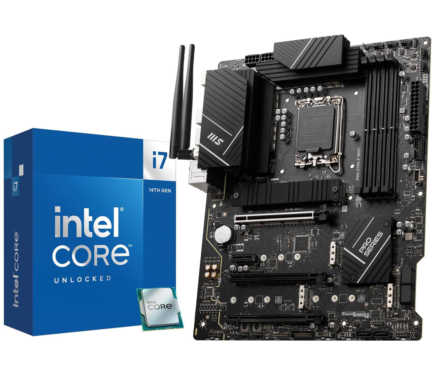 INTEL CPU + MSI Mothertboard Bundle