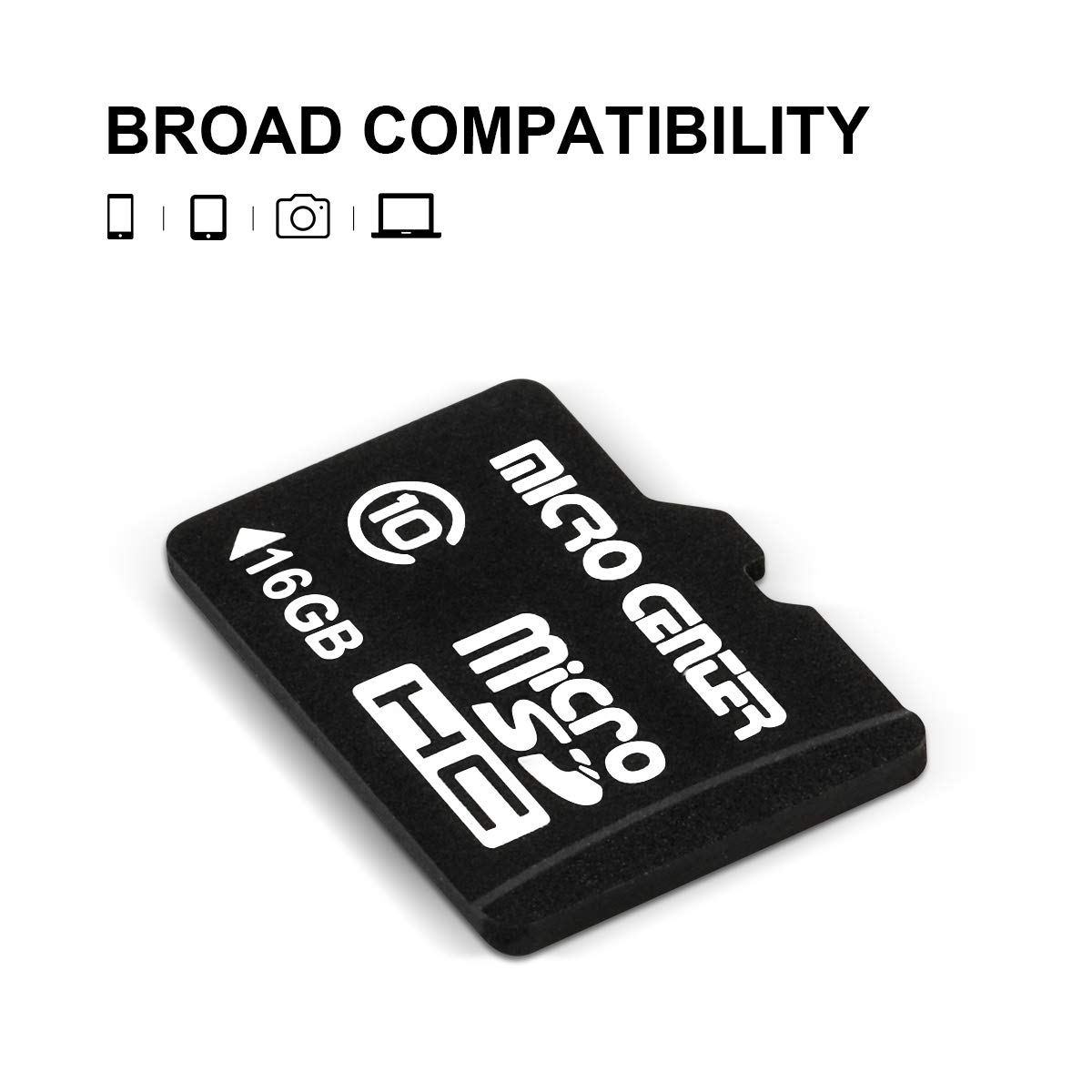 Micro Center 16GB Class 10 Micro SDHC Flash Memory Card with Adapter for Mobile Device Storage Phone, Tablet, Drone & Full HD Video Recording - 80MB/s UHS-I, C10, U1 (5 Pack) - Image 4