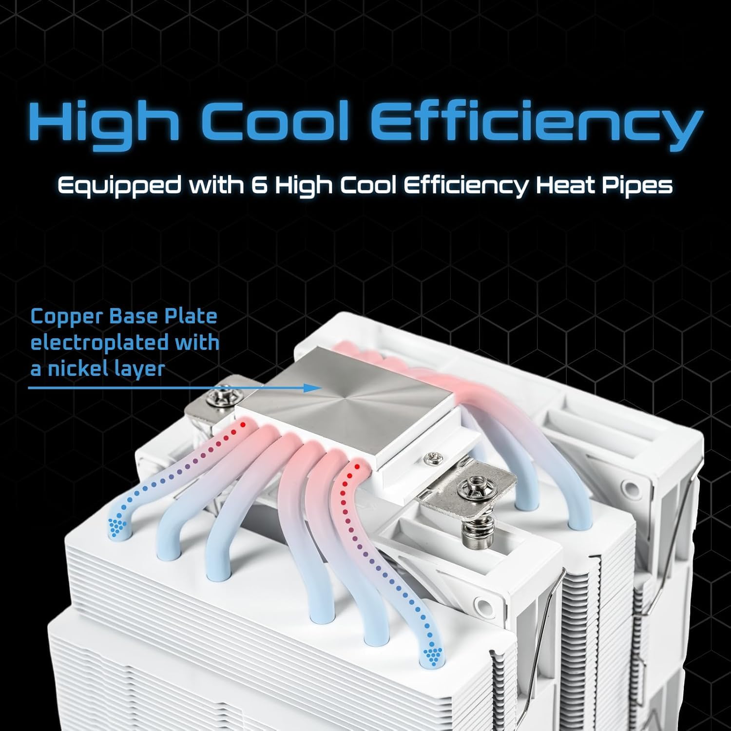 MICRO CENTER CPU Air Coolor Combo - AMD Ryzen 5 7600X CPU Processor with KINGCOOL Iron Wind 120mm ARGB CPU Air Cooler - Image 6