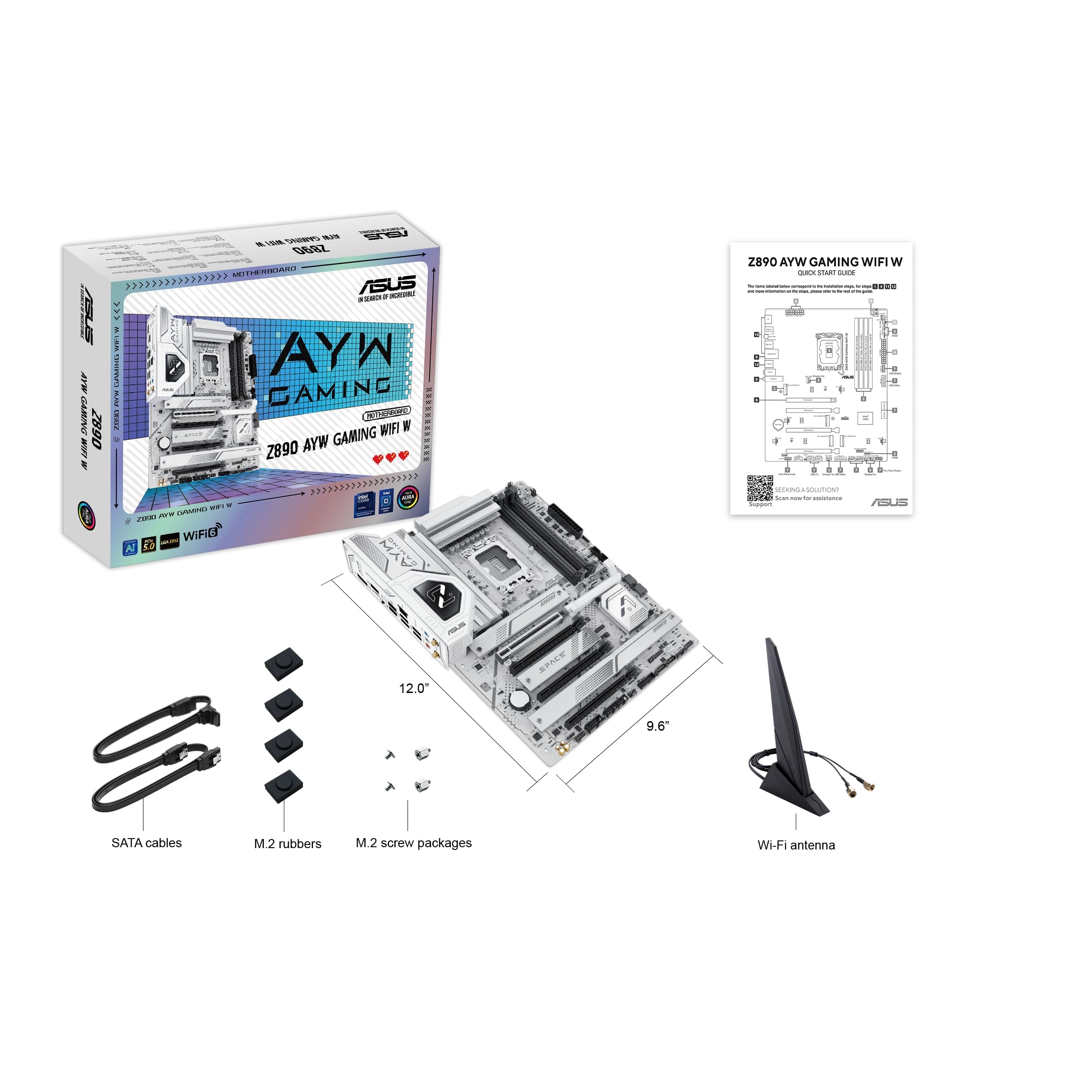 MICRO CENTER CPU Motherbard Combo - Ultra 7 265KF 20-Cores Gaming Unlocked Desktop Processor with Z890 AYW Gaming WiFi W LGA 1851 ATX Motherboard - Image 7