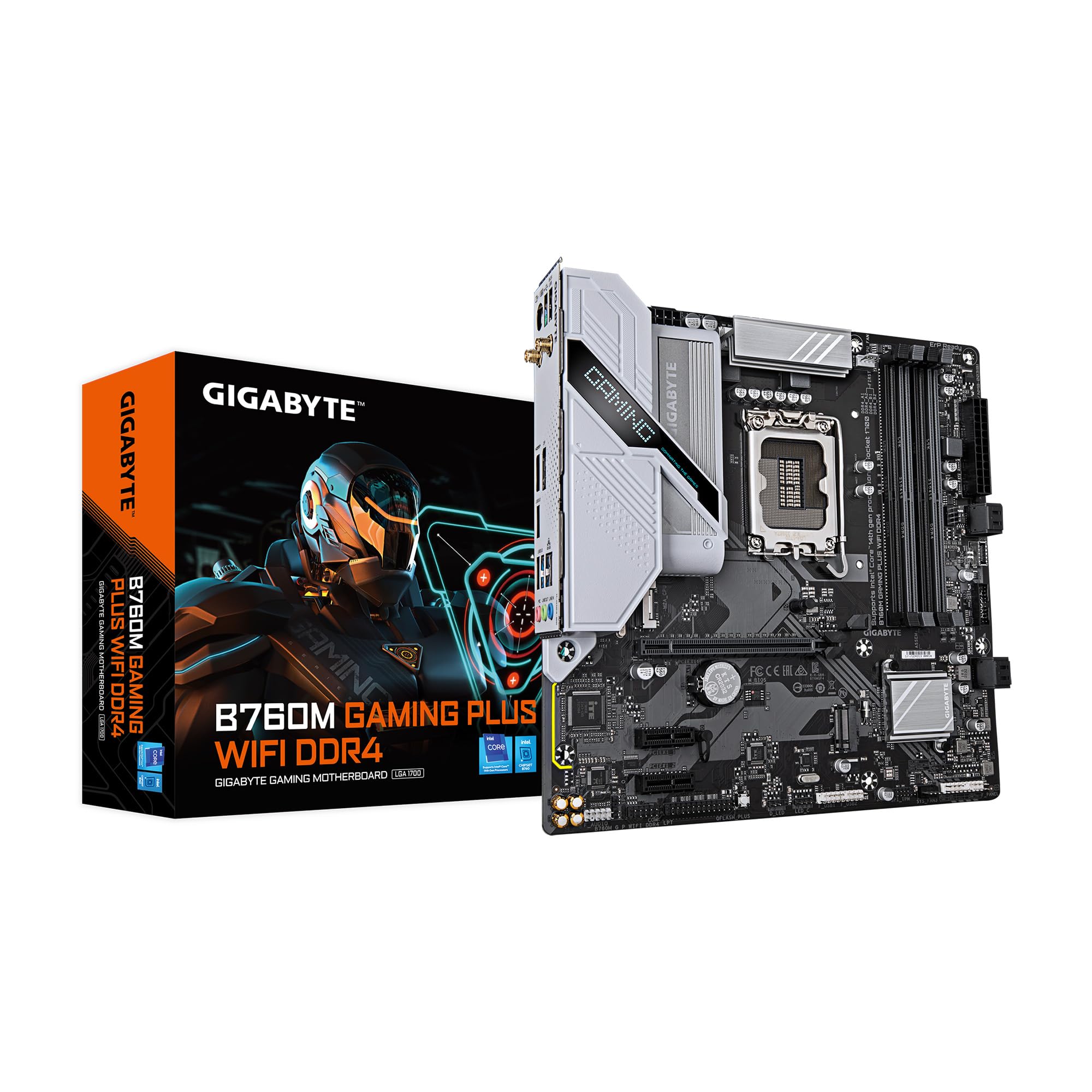 MICRO CENTER CPU Motherboard Combo - Core i5-14600K 14(6P+8E) Cores up to 5.3 GHz Unlocked Desktop Processor with GIGABYTE B760M Gaming Plus WiFi DDR4 LGA1700 Motherboard - Image 5