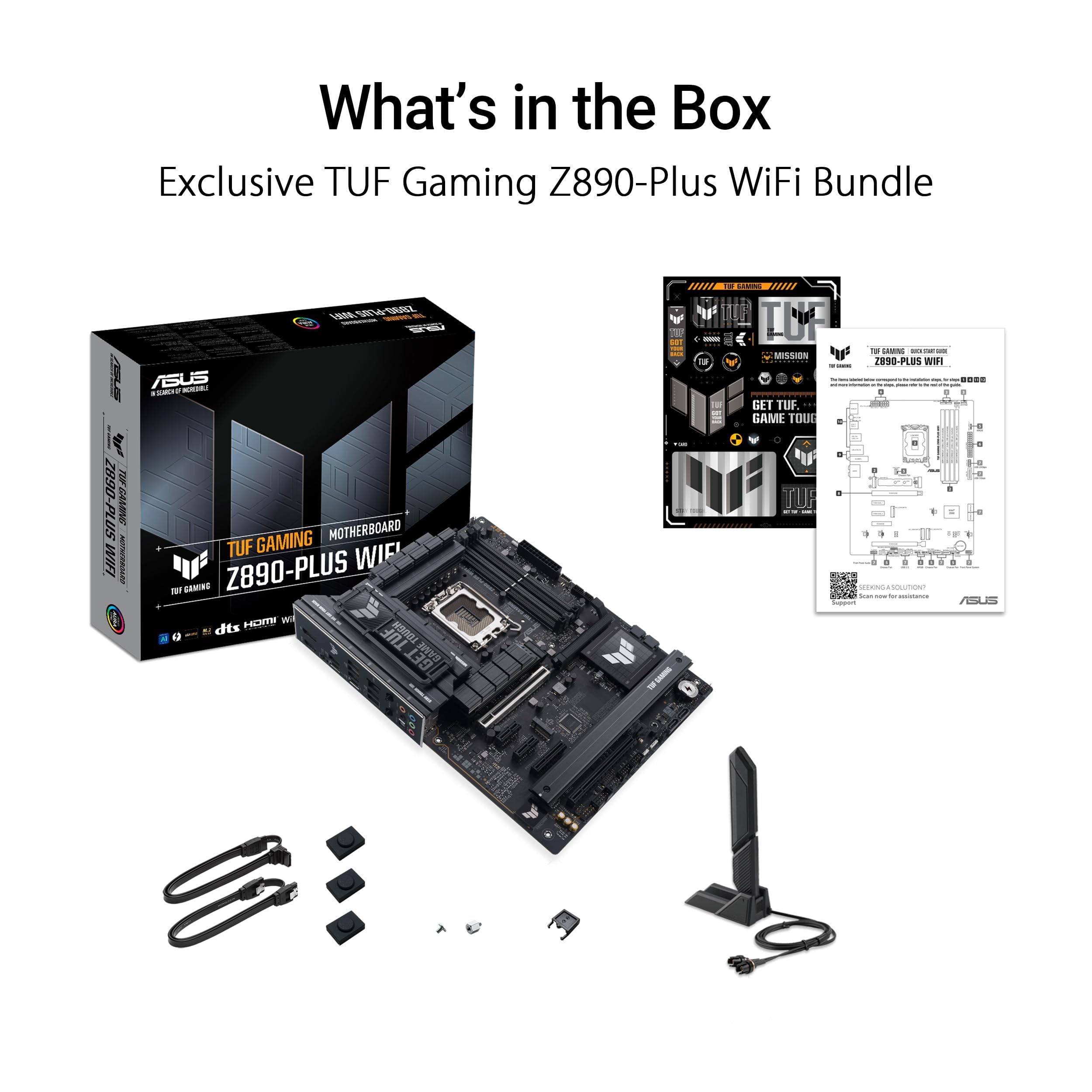 Micro Center CPU Motherboard Combo - Intel Core Ultra 7 265K 20-Cores Unlocked Desktop Processor with Asus Tuf Gaming Z890-Plus WiFi LGA 1851 ATX Motherboard - Image 9