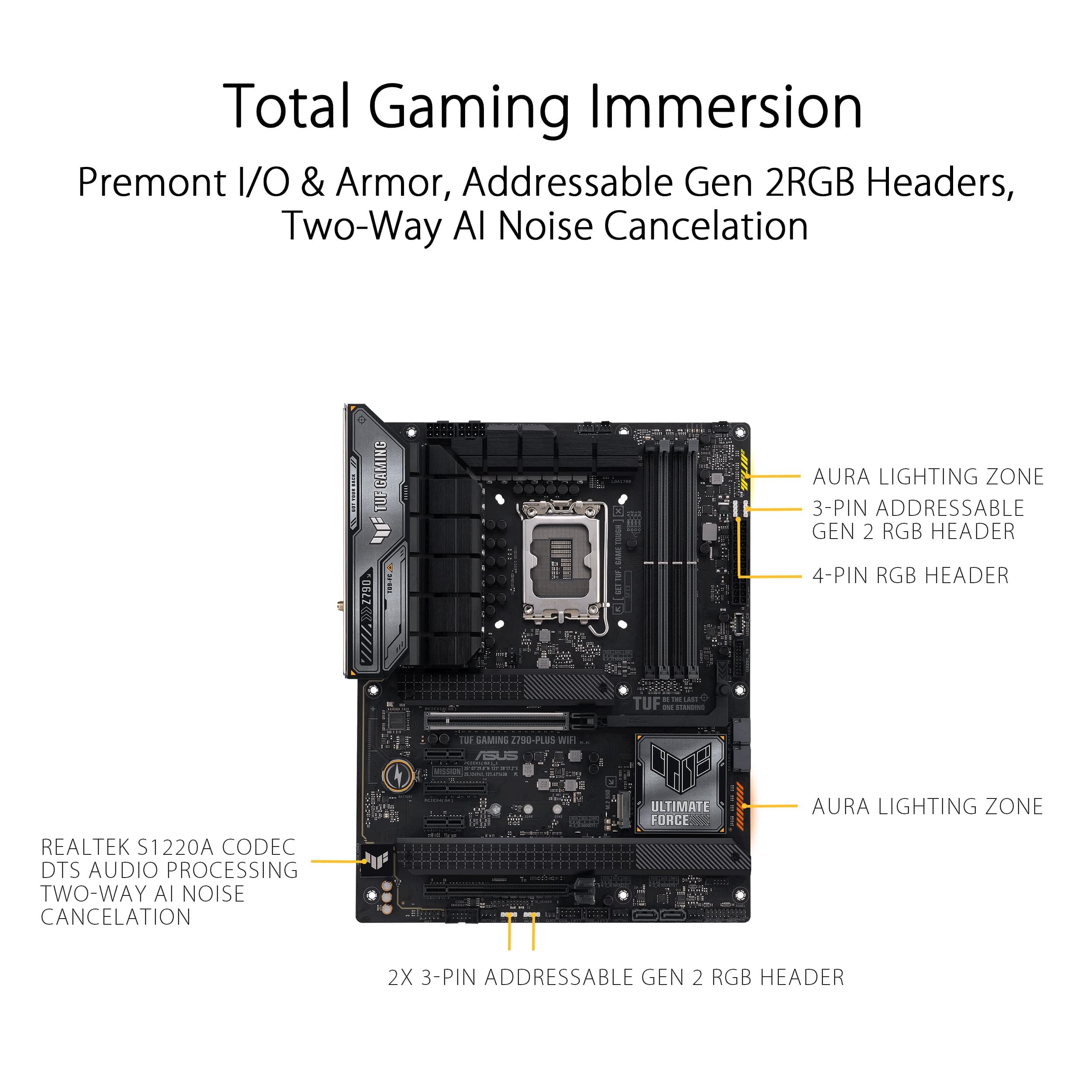 Micro Center CPU Motherboard Combo - Intel i9-14900K 14th Gen 24-Cores LGA 1700 Desktop Processor Bundle with TUF Gaming Z790-Plus WiFi Gaming Motherboard - Image 5