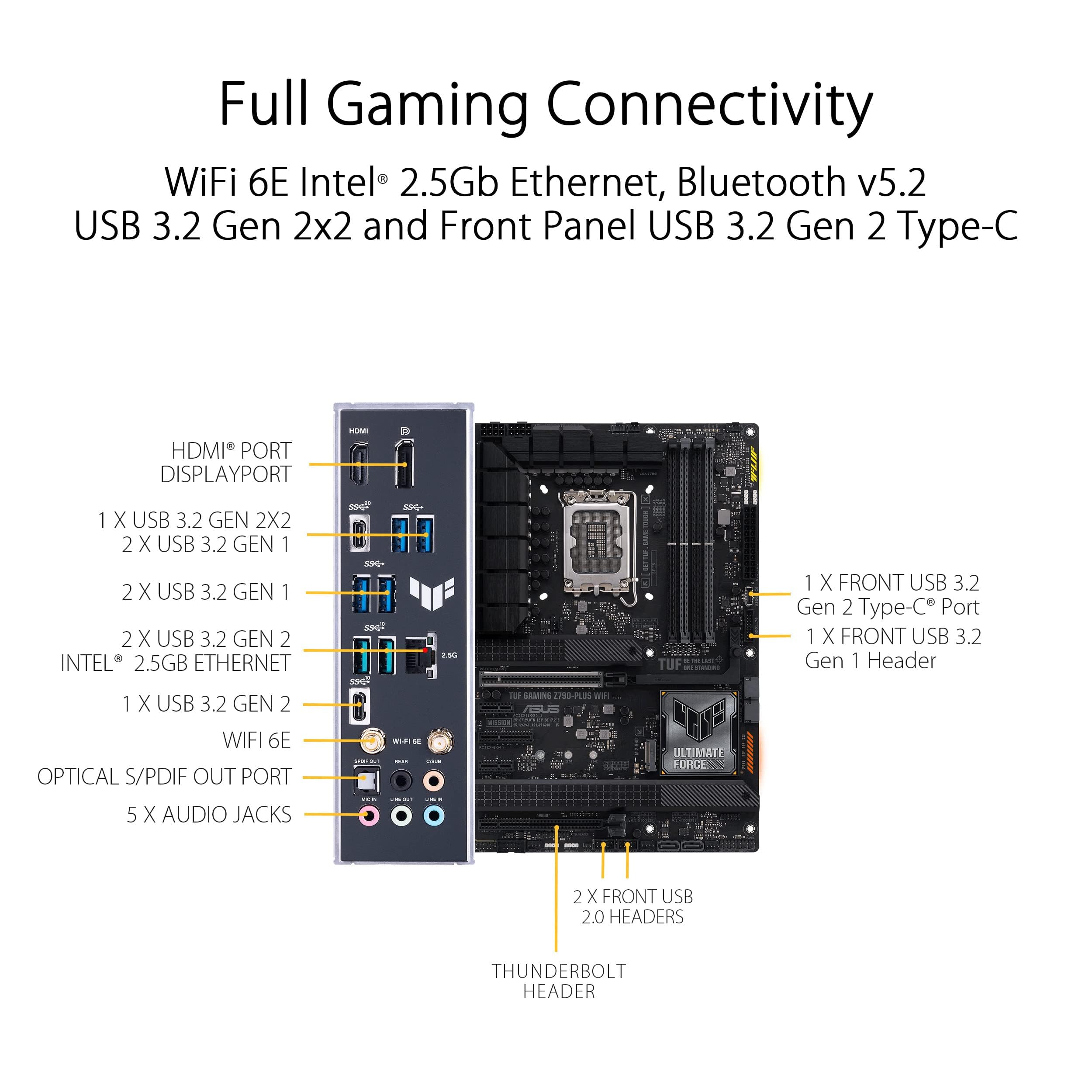 Micro Center CPU Motherboard Combo - Intel i9-14900K 14th Gen 24-Cores LGA 1700 Desktop Processor Bundle with TUF Gaming Z790-Plus WiFi Gaming Motherboard - Image 8