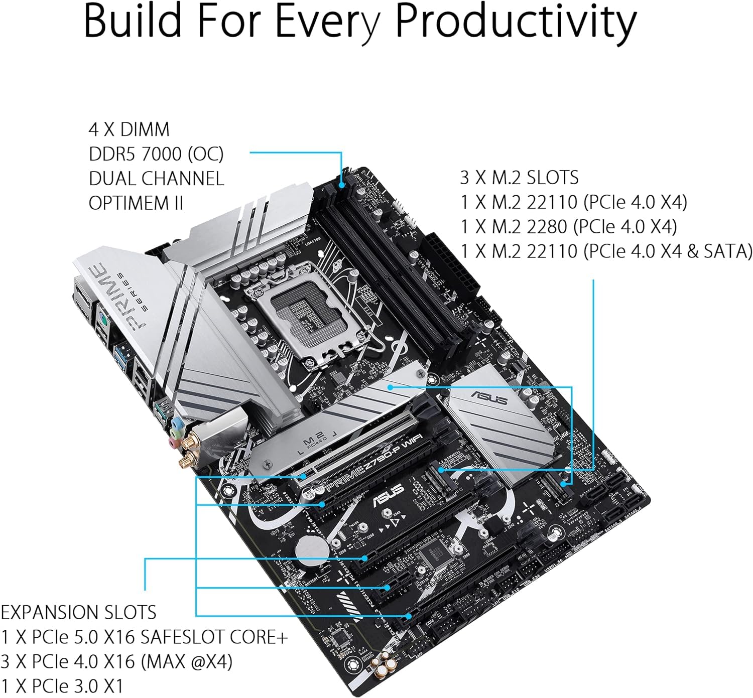 Micro Center Intel Core i5-13600K 14 (6P+8E) Cores up to 5.3 GHz Unlocked Desktop Processor with Integrated Intel UHD Graphics 770 Bundle with ASUS Prime Z790-P WiFi DDR5 ATX Gaming Motherboard - Image 5